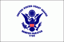 2x3' nylon U.S. Coast Guard flag w/h&g