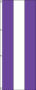 6x2 1/2' nylon 3-4 stripe drape flag