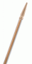 8' wood pole w/spear