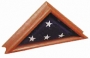 Walnut Commemorative Flag Case